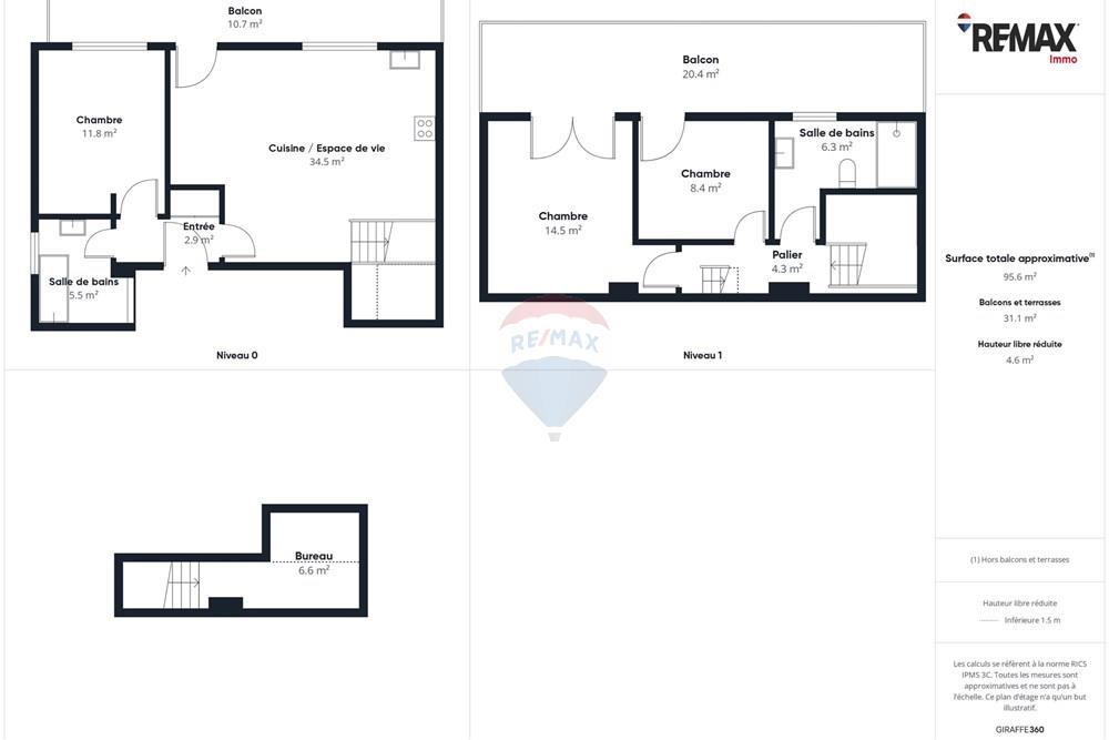 Appartement - A vendre - Schifflange - les 3 plans.jpg - 280371004-22