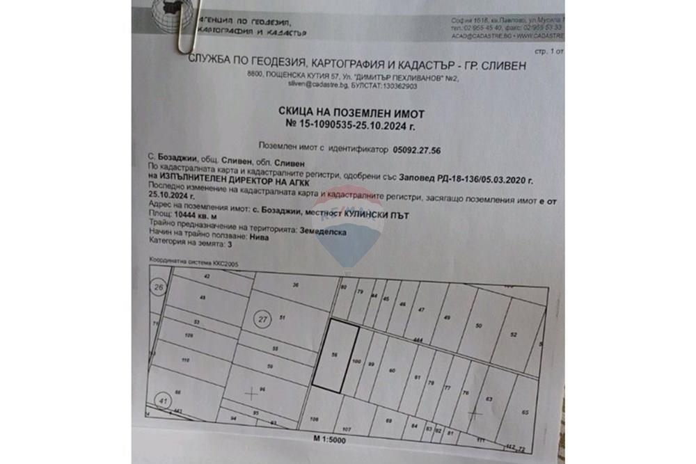 Земеделски имот - За продажба - гр. Сливен, Област Сливен, България - ЗЕМЯ СЛИВЕН 6.jpg - 360291030-33