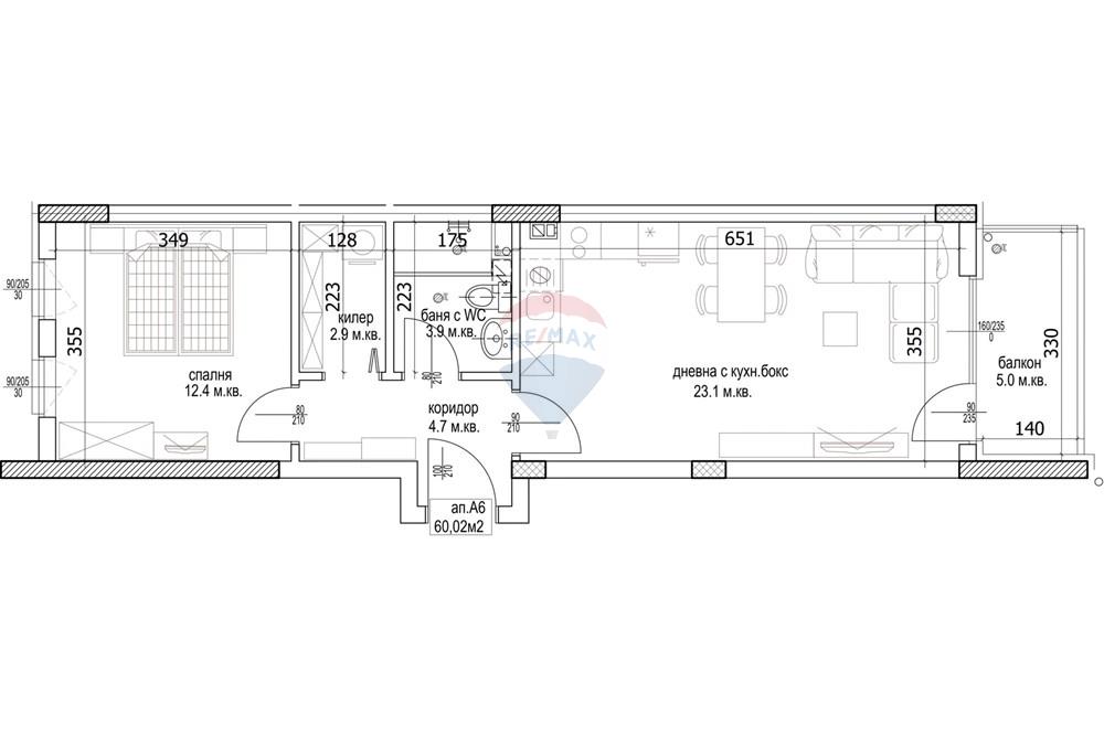Condo/Apartment - For Sale - Varna, Varna, Bulgaria - zornitsa-2-apartament-a6-scaled.jpg - 360471005-268