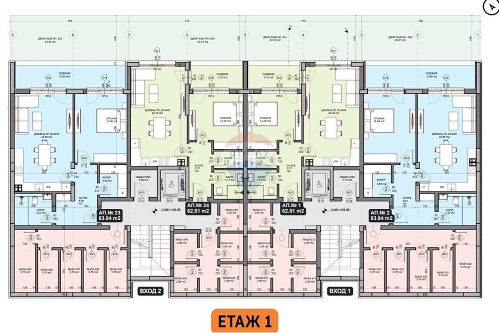 Апартамент - За продажба - гр. Варна, Област Варна, България - ет.1.jpg - 360481001-622