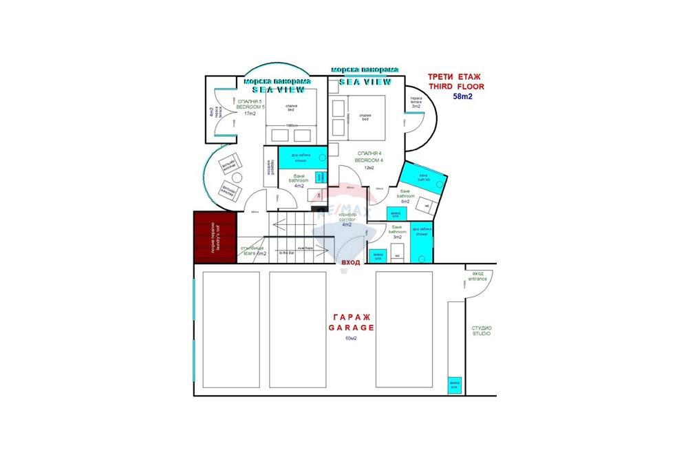 Вила - За продажба - гр. Балчик, Област Добрич, България - 3. ТРЕТИ ЕТАЖ.JPG - Друга - 360321028-121