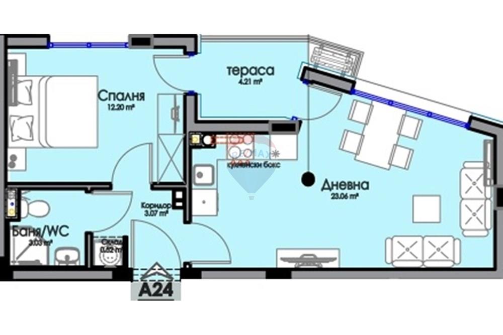 Апартамент - За продажба - гр. Бургас, Област Бургас, България - А24 ет.4.jpg - 360291028-17