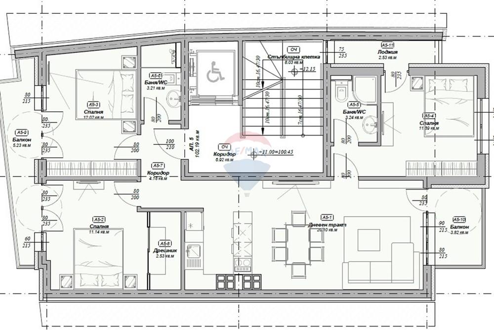 Апартамент - За продажба - гр. Варна, Област Варна, България - aп. 5.jpg - 360481001-631