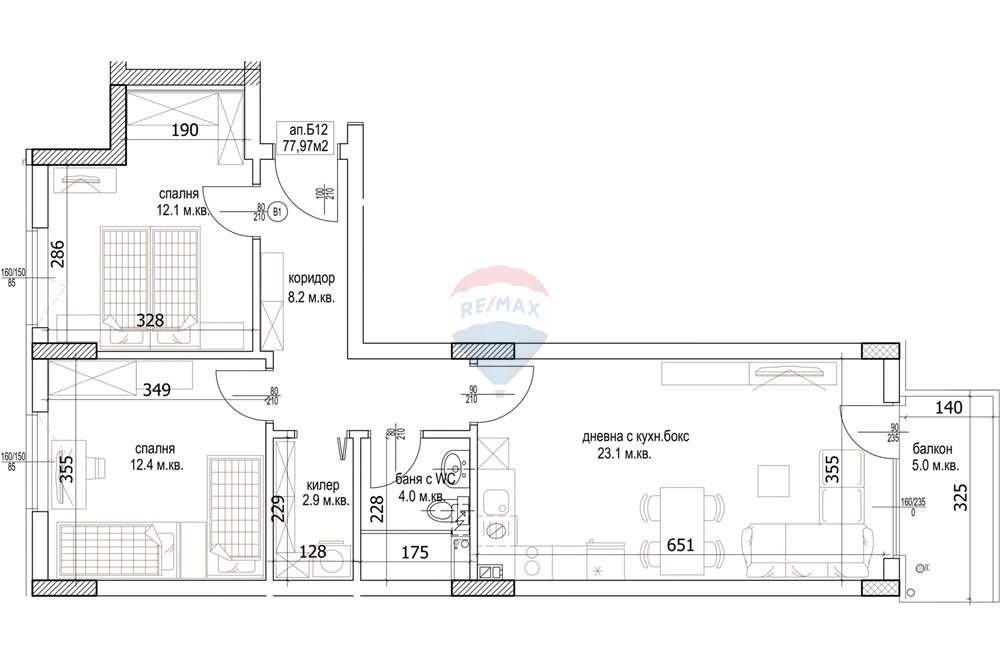 Condo/Apartment - For Sale - гр. Варна, Област Варна, Болгария - zornitsa-2-apartament-b12-scaled.jpg - 360471005-267