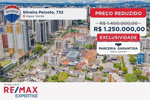 Venda-Terreno-Rua Silveira Peixoto , 732  - Praça do Japão  - Água Verde , Curitiba , Paraná , 80240120-560391003-4