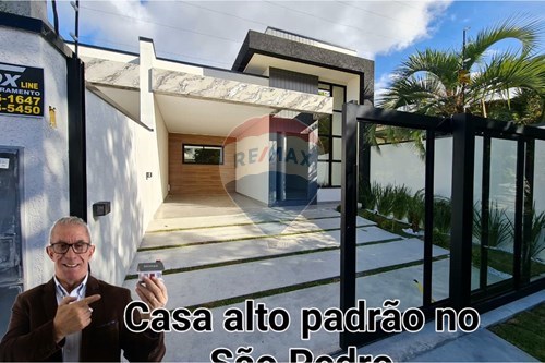 Venda-Casa-RUA PALMEIRA , 823  - PRÓXIMO A SECRETARIA DE SAÚDE  - São Pedro , São José dos Pinhais , Paraná , 83020-010-560391051-10