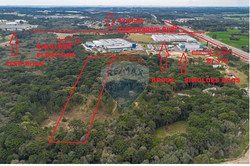 Venda-Terreno-Marginal da BR 376 , 26500  - Ao lado da Simoldes Plásticos  - Contenda , São José dos Pinhais , Paraná , 83090-360-560391003-3