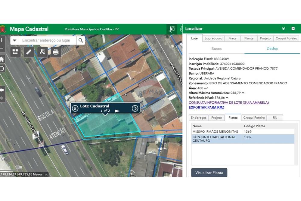 Terreno - Venda - Curitiba , Paraná - vista de cima - mapa cadastral.jpg - 560251041-48