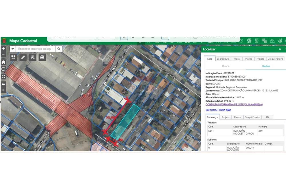 Terreno - Venda - Curitiba , Paraná - vista de cima - medidas.jpg - 560251041-55