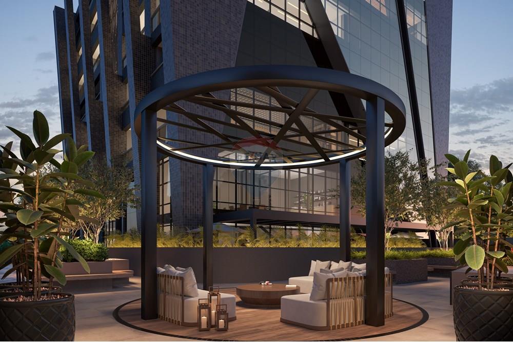 Cj. Comercial/ Sala - Venda - Curitiba , Paraná - 02 JHF Hórus Business - gazebo térreo.jpg - 560411070-1