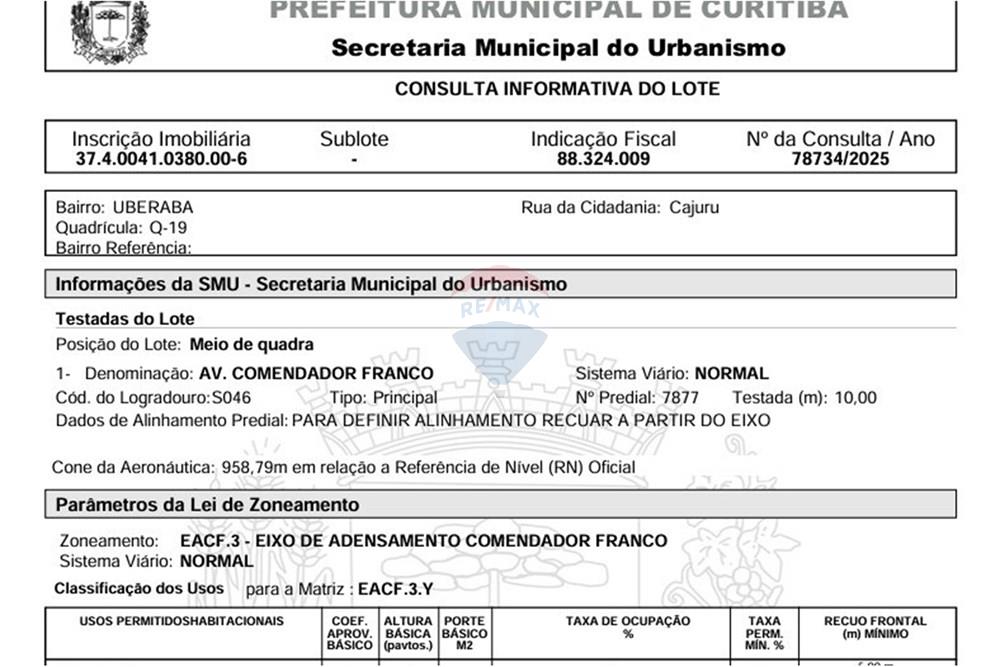 Terreno - Venda - Curitiba , Paraná - capa da guia amarela do terreno.jpg - 560251041-48