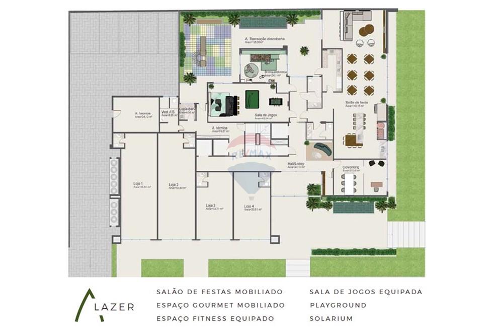 Apartamento - Venda - Curitiba , Paraná - Visão Geral Areas comuns.jpg - 560251074-10