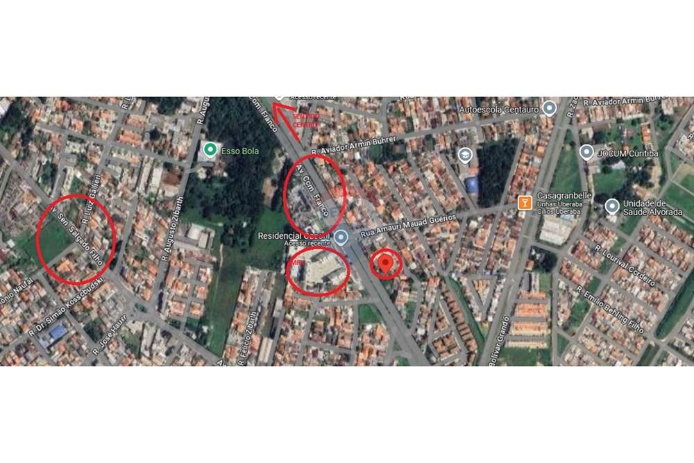 Terreno - Venda - Curitiba , Paraná - VISTA DE CIMA - PONTOS DE REFERENCIA.jpg - 560251041-48