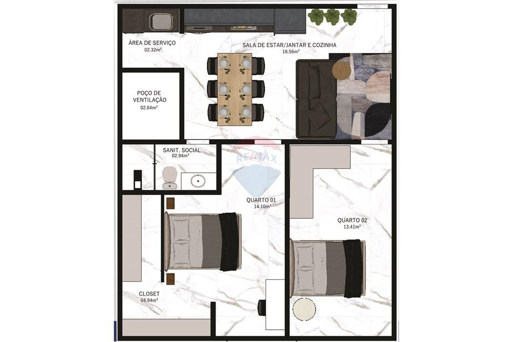 Apartamento - Venda - Santo Antônio de Jesus , Bahia - BOOK - RESIDENCIAL LISBOA-90.jpg - 580341025-81