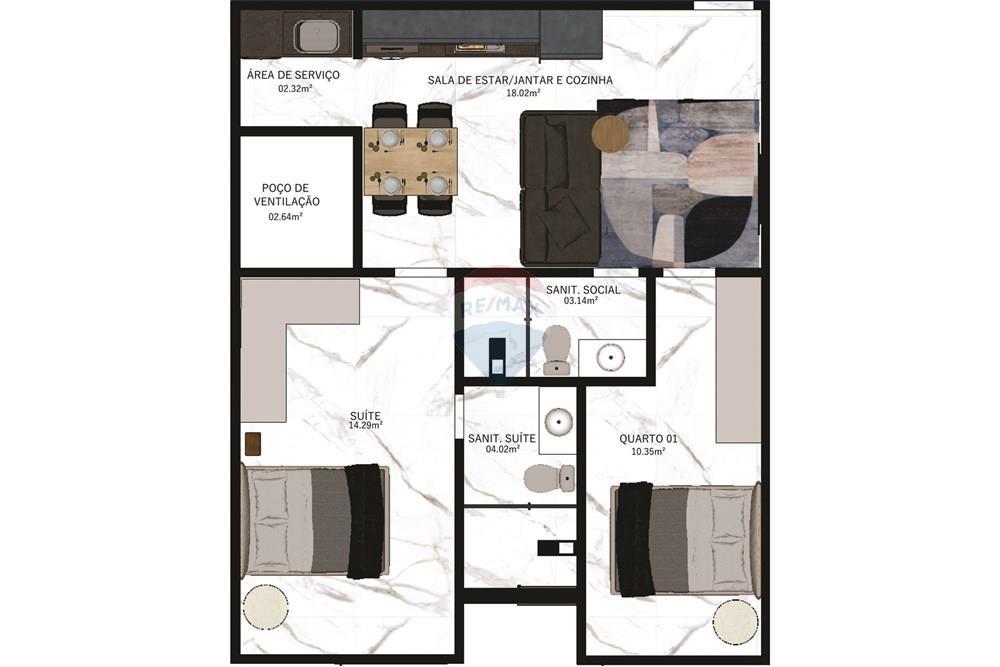 Apartamento - Venda - Santo Antônio de Jesus , Bahia - BOOK - RESIDENCIAL LISBOA-88.jpg - 580341025-81