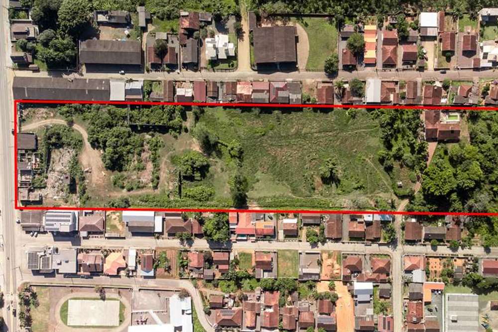 Terreno plano de 83.000m no bairro Rodeio 12, Rodeio/SC, para operações de compra ou Buy and Lease (B&L) - comprar e alugar, há 8km do centro cívico - foto 1