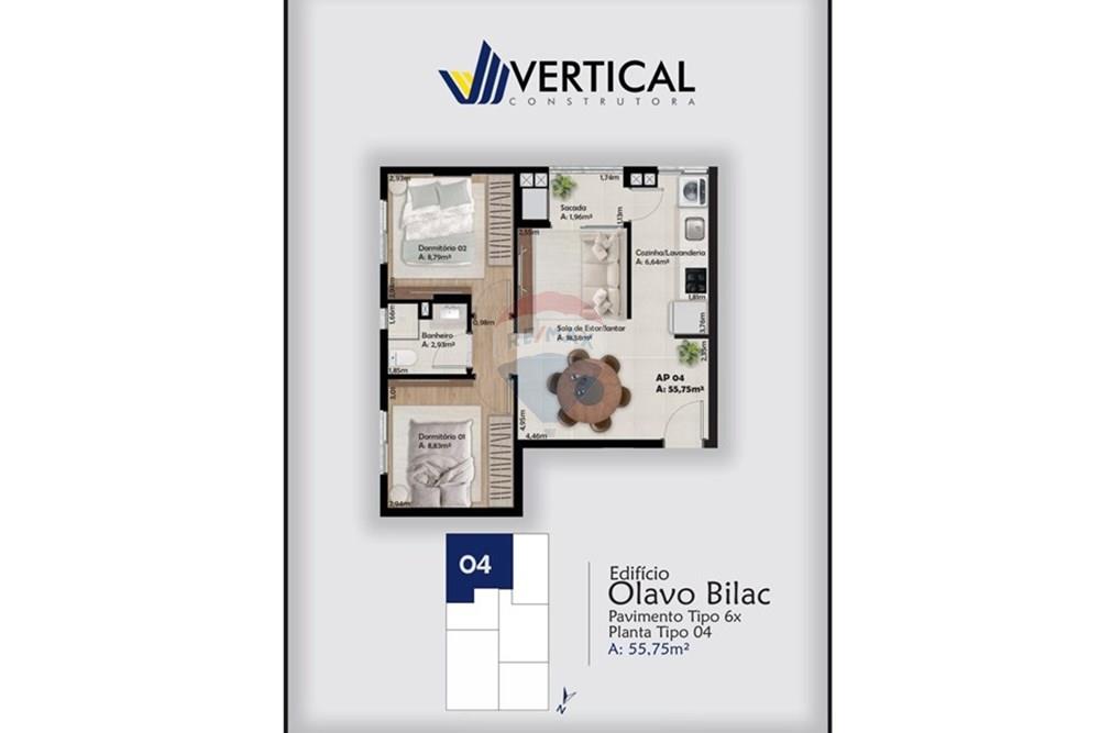 Apartamento à venda com 2 quartos, 56m² - Foto 18