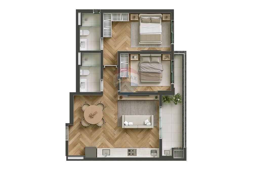 Apartamento - Venda - Joinville , Santa Catarina - INVBE_44_Apto_A_05_HIGH.jpeg - 590501001-85