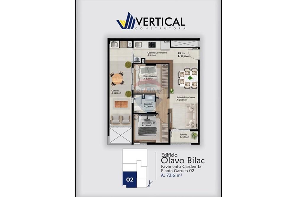 Apartamento à venda com 2 quartos, 56m² - Foto 14