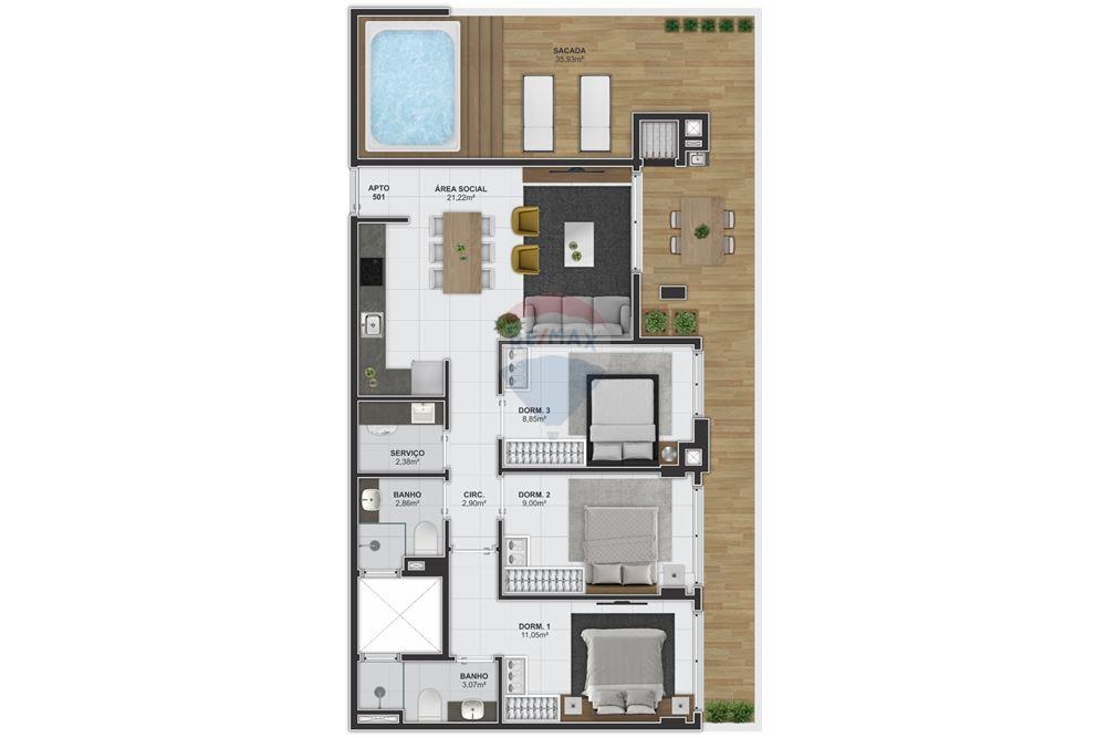 Apartamento - Venda - Governador Celso Ramos , Santa Catarina - 21 - 590131002-42