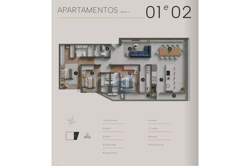 Apartamento - Venda - Balneário Piçarras , Santa Catarina - Planta_Final_01_e_02.jpg - 590481021-22