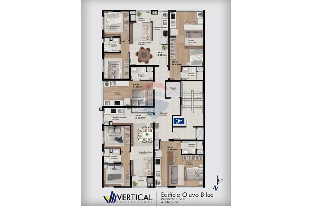 Apartamento à venda com 2 quartos, 56m² - Foto 16