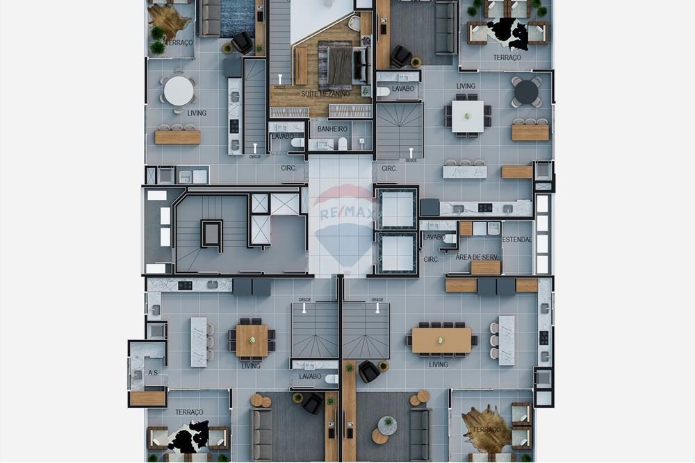 Duplex - Venda - Joaçaba , Santa Catarina - 7. URBAN LIFE - DUPLEX SUPERIOR.jpg - 590271060-5