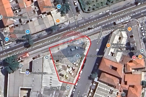 Venda-Terreno-Rua Urumajó , 40  - Esquina com a Celso Garcia  - Tatuapé , São Paulo , São Paulo , 03071-110-601451001-7