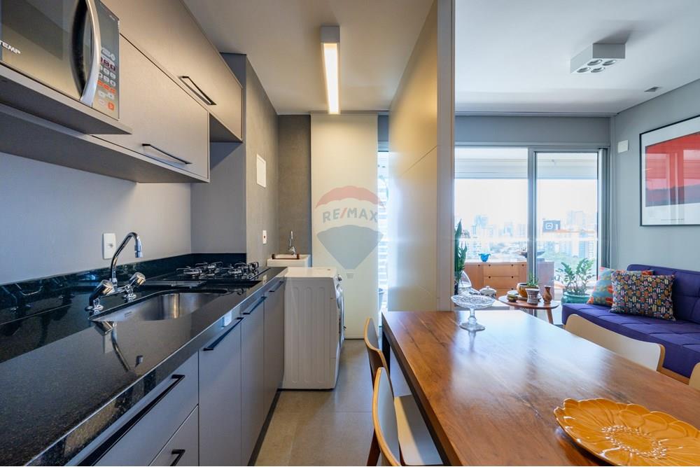 Apartamento - Venda - São Paulo , São Paulo - Cozinha4_ap48m2_CondNewAge_RuaMIchigan.jpg - Cozinha da sala de estar - 601131035-35