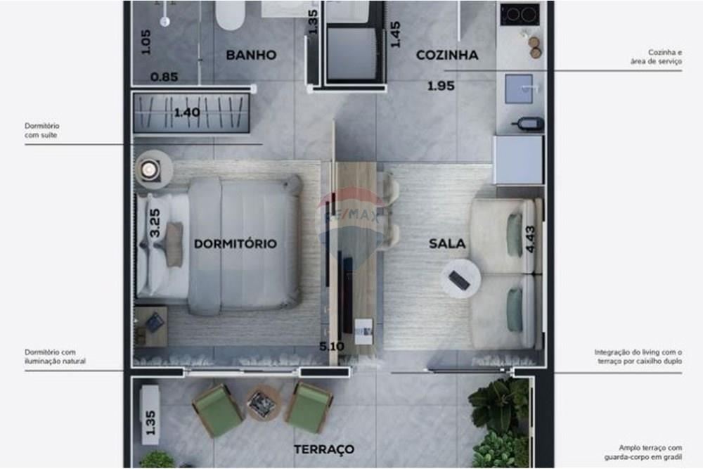 Apartamento - Venda - São Paulo , São Paulo - planta 33,50.JPG - 601401003-64