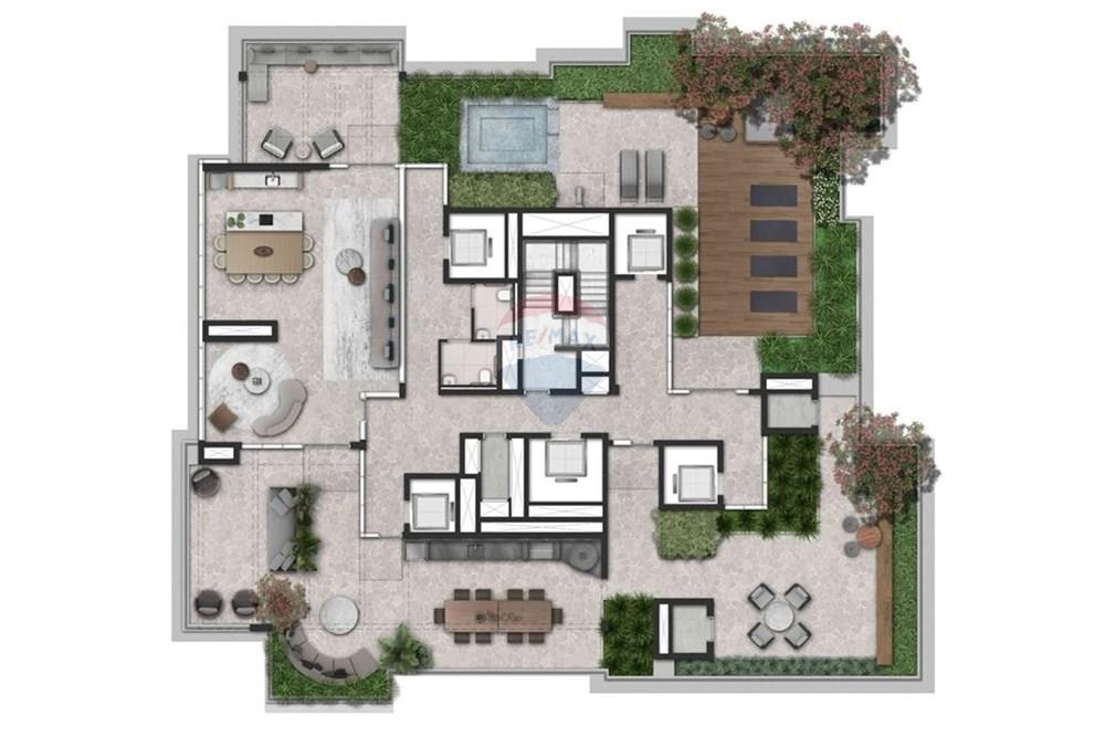 Apartamento - Venda - São Paulo , São Paulo - planta cobertura.jpeg - 602321023-5