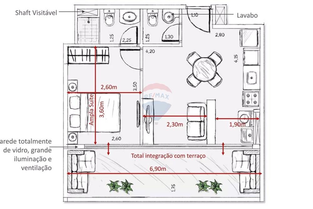 Apartamento - Venda - São Paulo , São Paulo - Planta_ap48m2_CondNewAge_RuaMIchigan.jpg - 601131035-35
