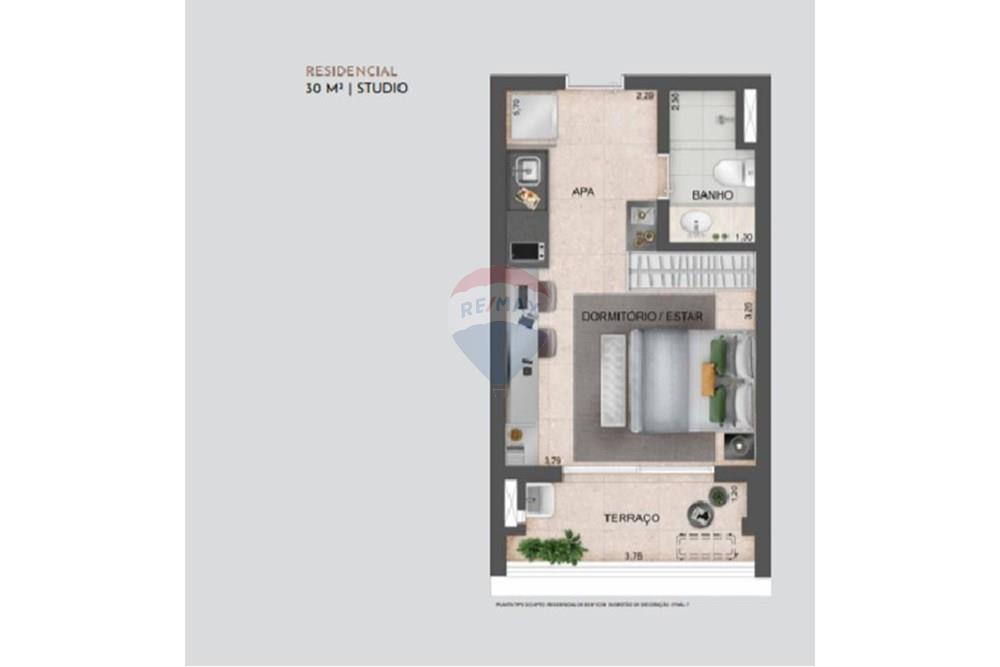 Studio - Venda - São Paulo , São Paulo - Planta.jpeg - 601361073-4