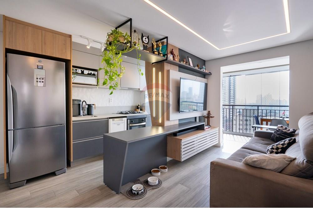 Apartamento - Venda - São Paulo , São Paulo - Vende Apto Vila Mariana Ensolarado andar Alto Rua Gaspar Lourenço 47m2 metro Ana Rosa11.jpg - 601241006-51