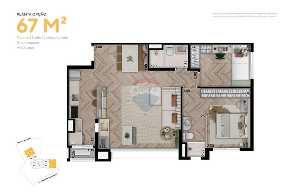 Apartamento - Venda - Osasco , São Paulo - INFINITY_planta-67m.jpeg - 602181030-15