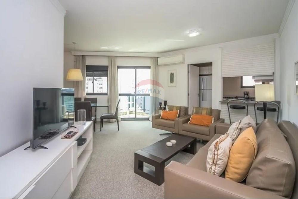 Apart Hotel/ Flat - Alugar - São Paulo , São Paulo - 14 aflat-com-2-quartos-para-venda-ou-aluguel-90m-no-paraiso-sao-paulo sala.jpg - 601361040-135