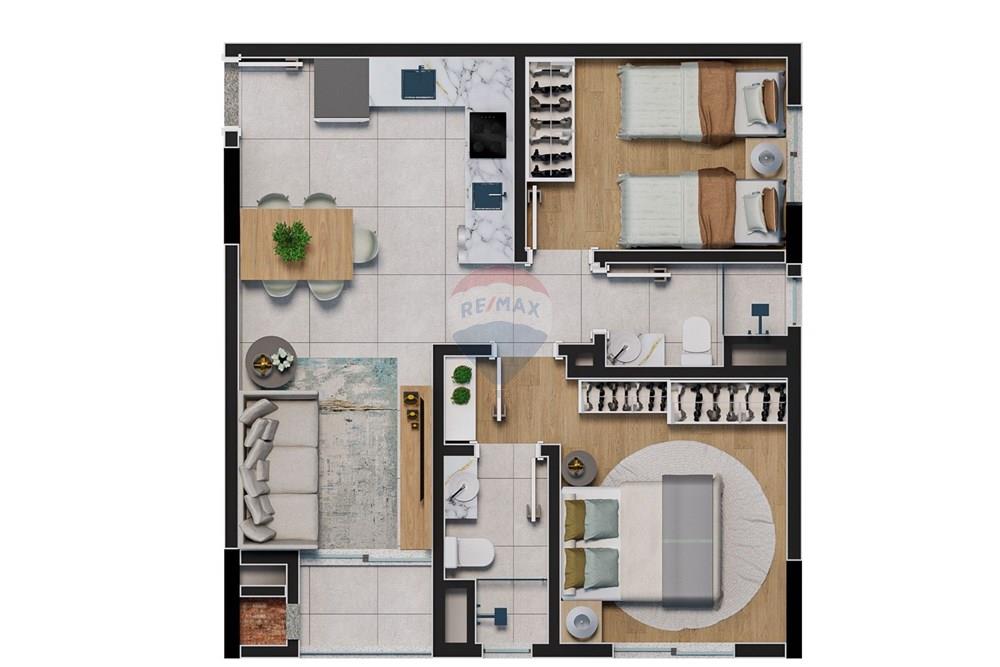 Apartamento - Venda - Passo Fundo , Rio Grande do Sul - Apartamento 1 e 2 dormitórios17.jpg - 610271050-90