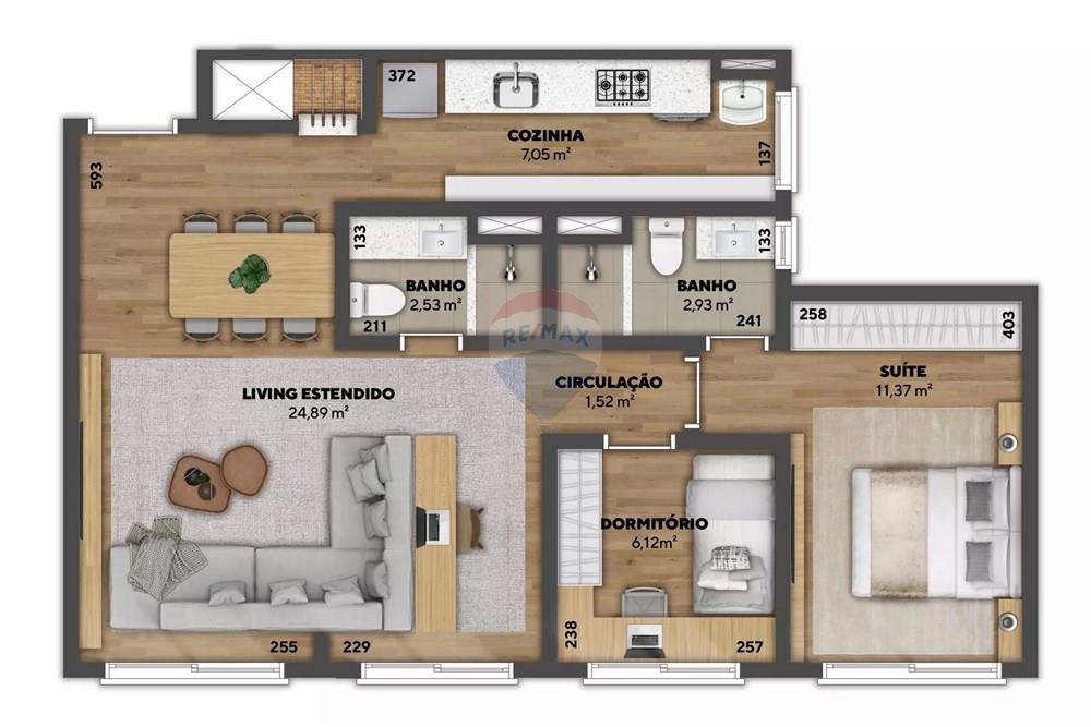 Apartamento - Venda - Canoas , Rio Grande do Sul - Plantas-Planta__Living_Estendido_Apto_67m_-full.jpg - 610241038-22