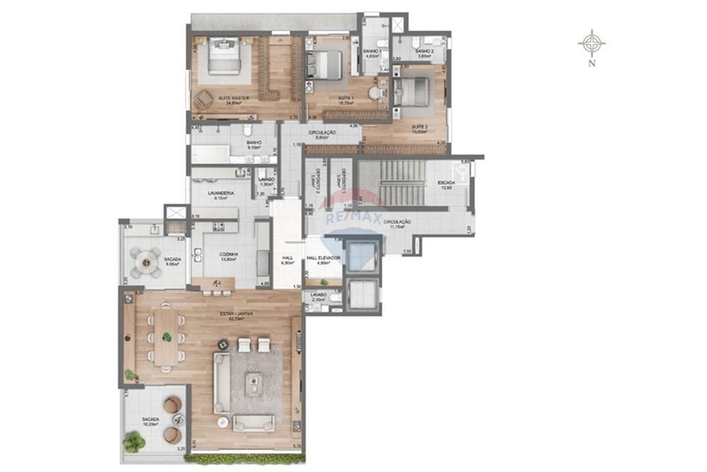 Apartamento - Venda - Caxias do Sul , Rio Grande do Sul - Planta Baixa 602.jpg - 610301004-293