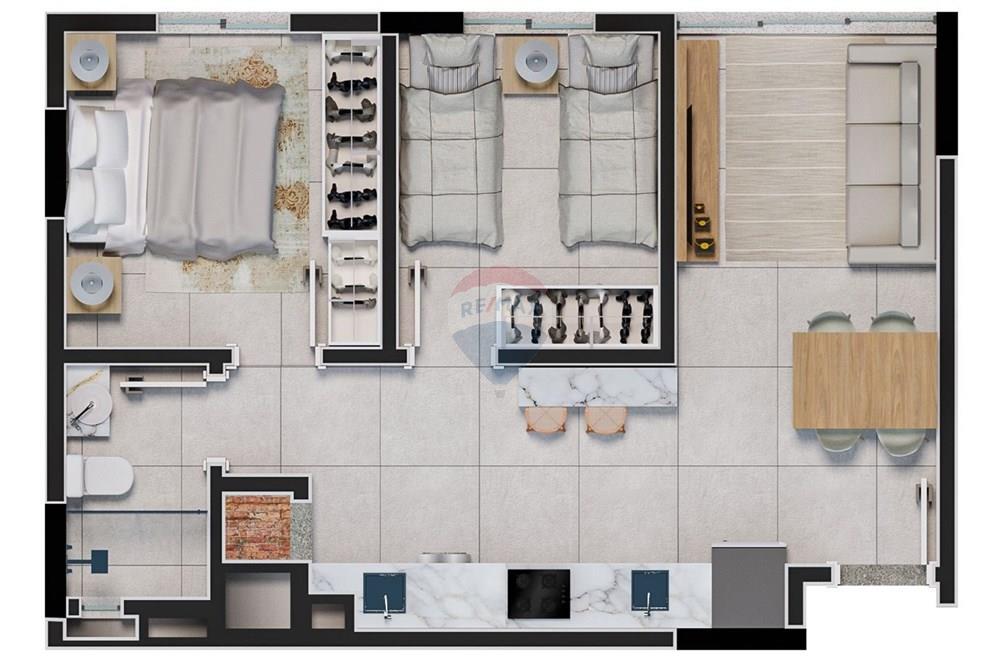 Apartamento - Venda - Passo Fundo , Rio Grande do Sul - Apartamento 1 e 2 dormitórios19.jpg - 610271050-90