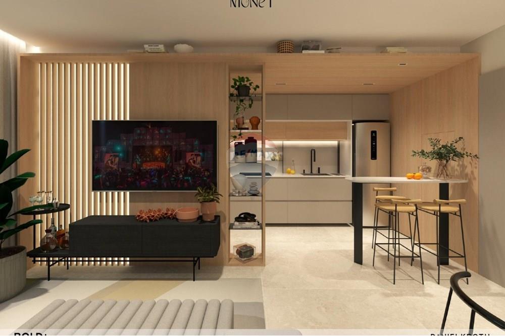 Apartamento - Venda - Canoas , Rio Grande do Sul - 1_MONET_Decorado_2D com suite e sacada_LIVING E COZINHA.jpg - 610241038-10