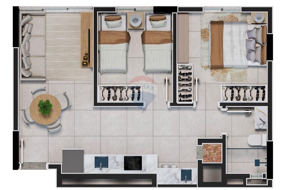 Apartamento - Venda - Passo Fundo , Rio Grande do Sul - Apartamento 1 e 2 dormitórios20.jpg - 610271050-90