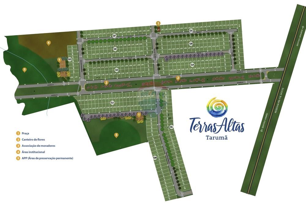 Terreno - Venda - Viamão , Rio Grande do Sul - implantação mapa.jpg - 612531059-57