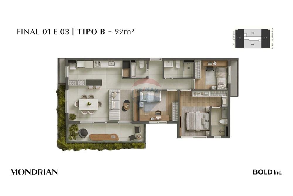Apartamento - Venda - Canoas , Rio Grande do Sul - Final-01-e-03-Tipo-B-99-m²_MONDRIAN_page-0001.jpg - 610241038-18