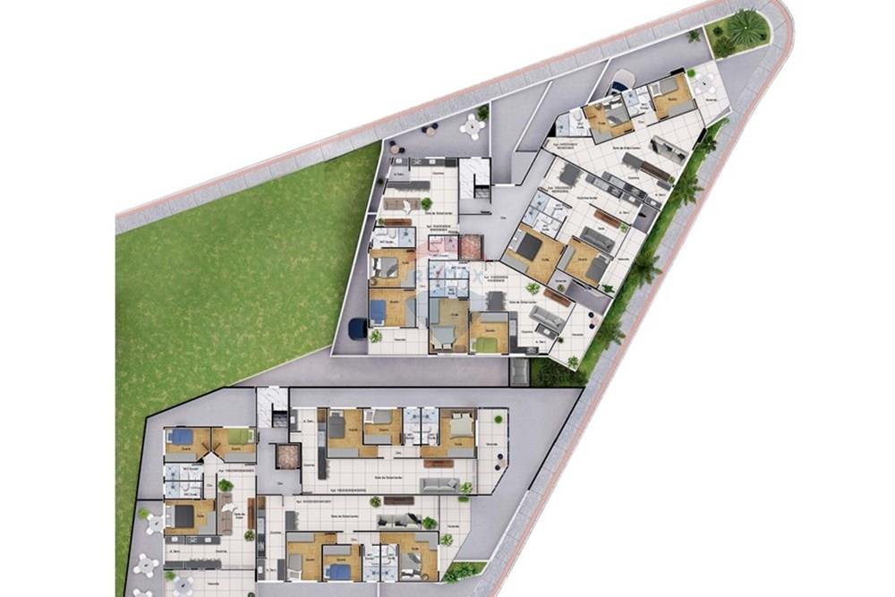 Apartamento - Venda - Anchieta , Espírito Santo - 03 PAVIMENTO BLOCOS ANDAR A E B.jpg - 620281008-9