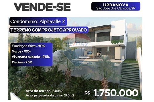Venda-Terreno-Urbanova , São José dos Campos , São Paulo , 12244 074-631471026-125
