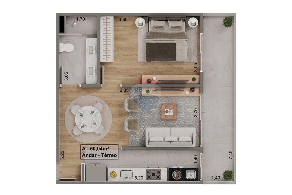 Apartamento - Venda - Mauá , São Paulo - PH_50_04m²-terraço (1).jpg - 630751053-101