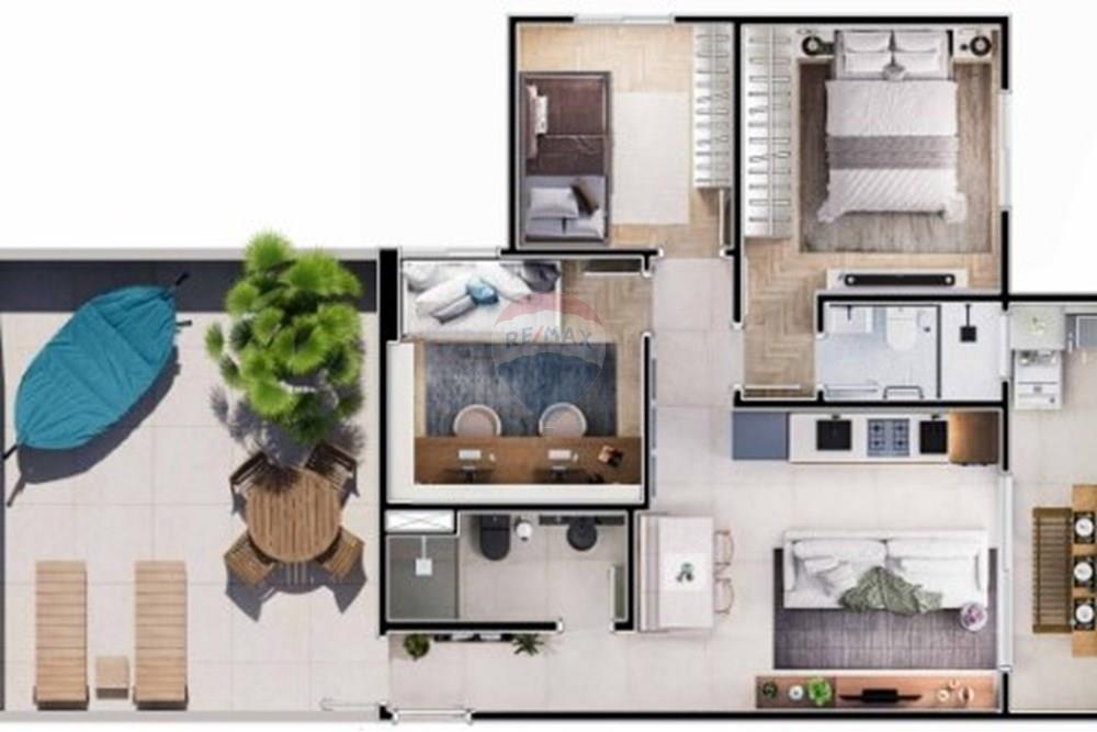 Apartamento - Venda - São José dos Campos , São Paulo - Planta 3 dorm garden.jpeg - 631471026-87