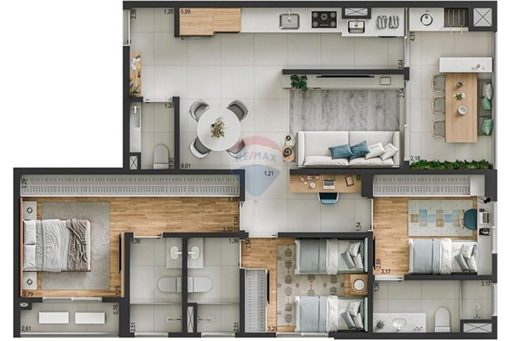 Apartamento com 3 quartos à venda, 103m² — foto 7 de 19