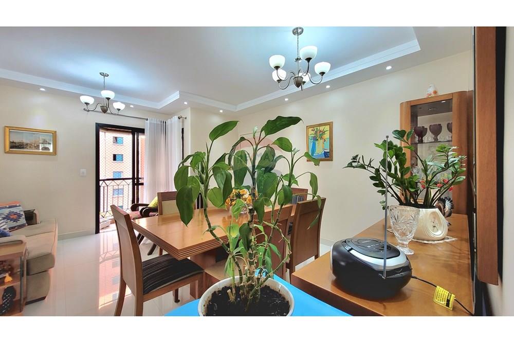 Apartamento - Venda - Santo André , São Paulo - SALA JANTAR MOVEL AZUL.jpg - Sala de jantar - 631341015-8